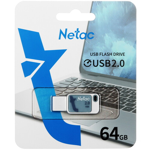 Купить Память USB Flash 64 ГБ Netac UA31 [NT03UA31N-064G-20BL]  5472632. Характеристики, отзывы и цены в Донецке