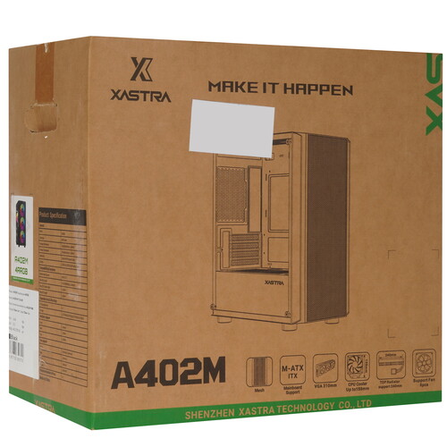 Купить Корпус XASTRA A402M 4ARGB  9314178. Характеристики, отзывы и цены в Донецке