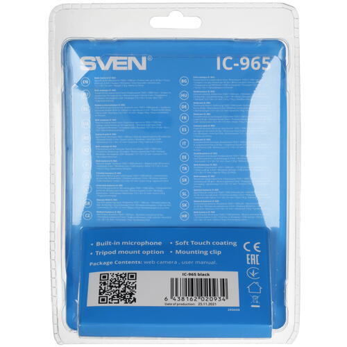 Купить Веб-камера SVEN IC-965  9936786. Характеристики, отзывы и цены в Донецке