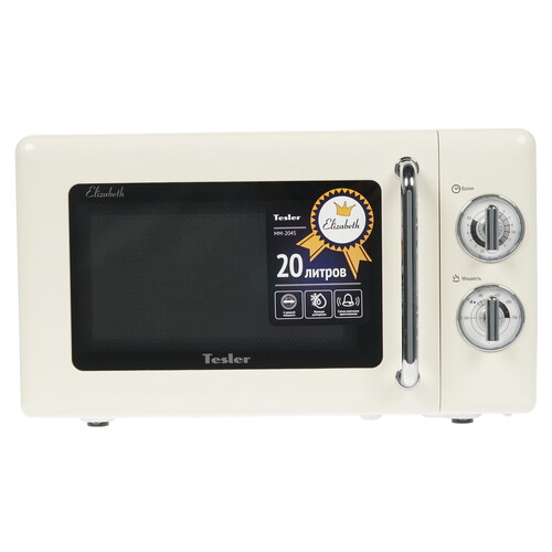 Купить Микроволновая печь Tesler MM-2045 бежевый  8152750. Характеристики, отзывы и цены в Донецке