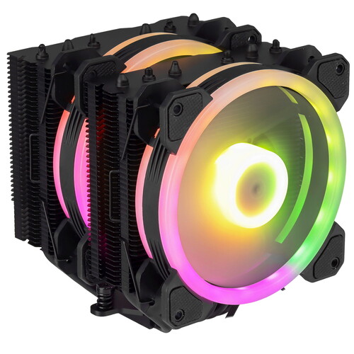 Купить Кулер для процессора Gelid Glacier Black [CC-GLACIER-02-A]  5615369. Характеристики, отзывы и цены в Донецке