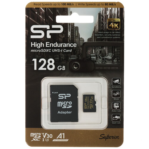 Купить Карта памяти Silicon Power High Endurance microSDXC 128 ГБ  5640609. Характеристики, отзывы и цены в Донецке