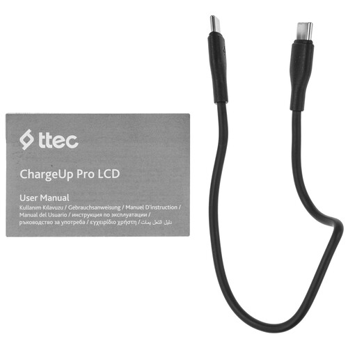 Купить Портативный аккумулятор TTEC ChargeUp Pro LCD белый  9202690. Характеристики, отзывы и цены в Донецке