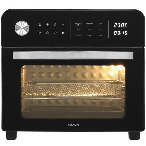 Купить Мини-печь Reoka RKBM-M618 черный  5416730. Характеристики, отзывы и цены в Донецке