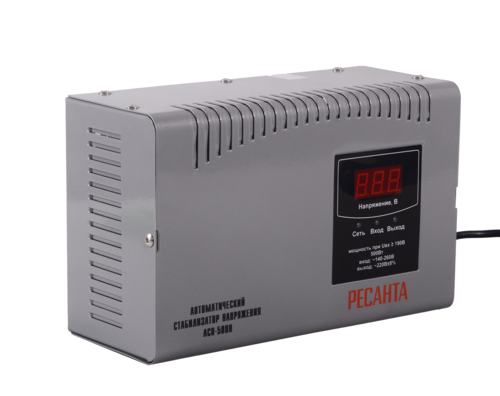 Купить Стабилизатор напряжения Ресанта АСН-500 Н  9147027. Характеристики, отзывы и цены в Донецке