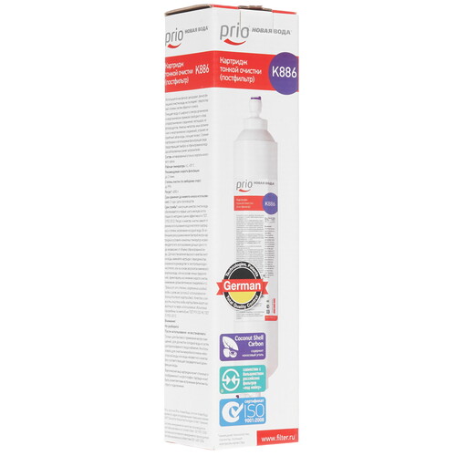 Купить Картридж для фильтра Prio Новая вода К 886  1377646. Характеристики, отзывы и цены в Донецке