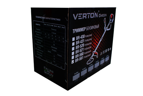 Купить Триммер бензиновый Verton garden BR-561 Professional  5487398. Характеристики, отзывы и цены в Донецке
