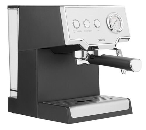 Купить Кофеварка рожковая Centek CT-1167 серебристый  9178720. Характеристики, отзывы и цены в Донецке