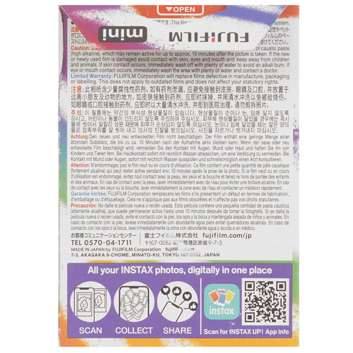 Купить Картридж для моментальной печати FujiFilm Instax Mini Spray Art  5633040. Характеристики, отзывы и цены в Донецке