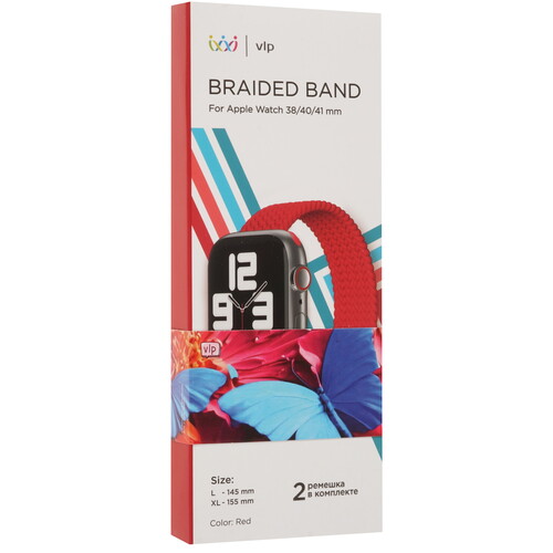 Купить Ремешок VLP для Apple Watch 38/ 40/ 41mm красный  9263181. Характеристики, отзывы и цены в Донецке