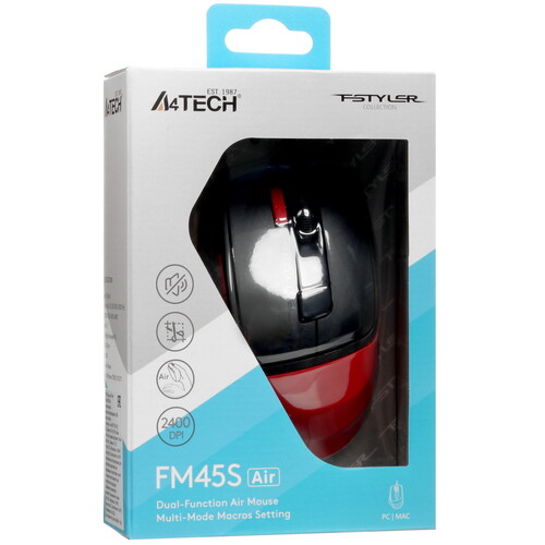 Купить Мышь проводная A4Tech Fstyler FM45S Air  5441379. Характеристики, отзывы и цены в Донецке