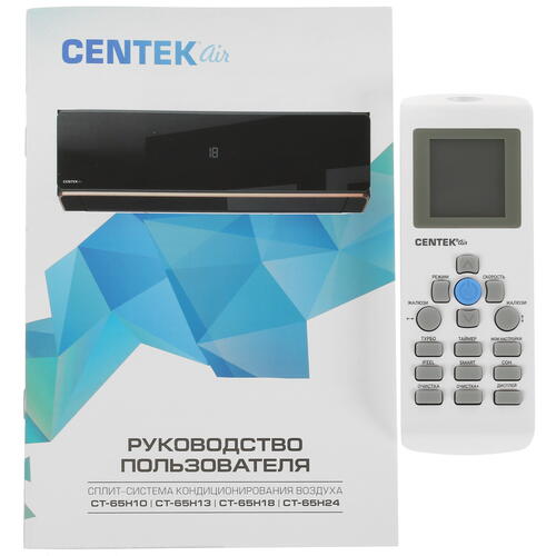 Купить Кондиционер настенный сплит-система Centek CT-65H24 черный  5319394. Характеристики, отзывы и цены в Донецке