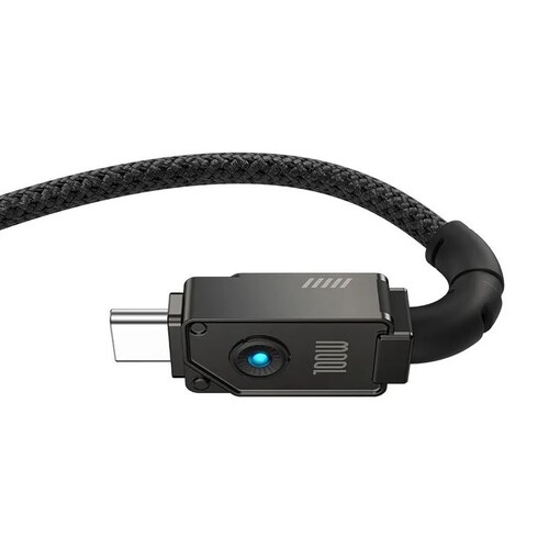 Купить Кабель круглый Baseus USB Type-C - USB Type-C черный 2 м  9260768. Характеристики, отзывы и цены в Донецке