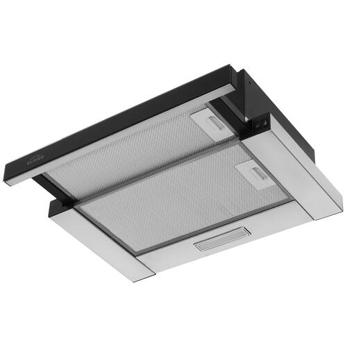 Купить Вытяжка телескопическая Elikor Интегра Glass 50Н-400-В2Д серебристый/черный  1201508. Характеристики, отзывы и цены в Донецке