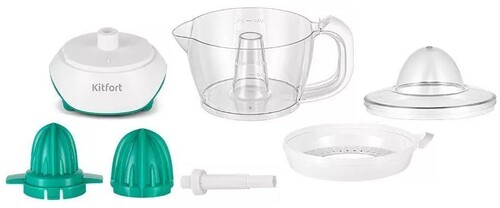 Купить Соковыжималка электрическая Kitfort КТ-1147-2 зеленый  9055119. Характеристики, отзывы и цены в Донецке