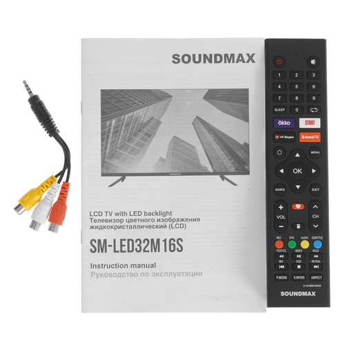 Купить 31.5" (80 см) Телевизор Soundmax SM-LED32M16S черный  9204164. Характеристики, отзывы и цены в Донецке