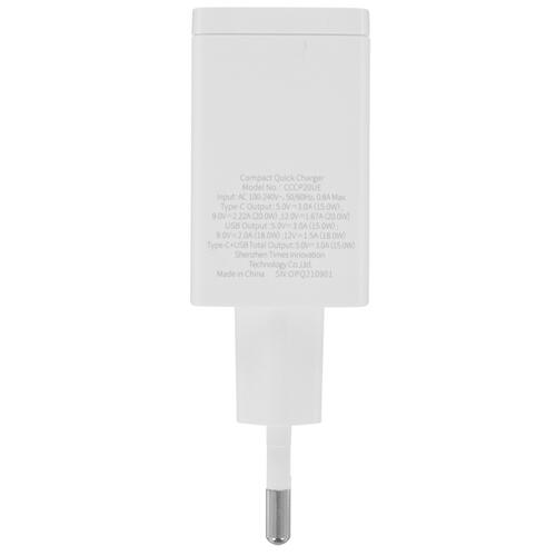 Купить Сетевое зарядное устройство Baseus Compact Quick Charger белый  5072994. Характеристики, отзывы и цены в Донецке