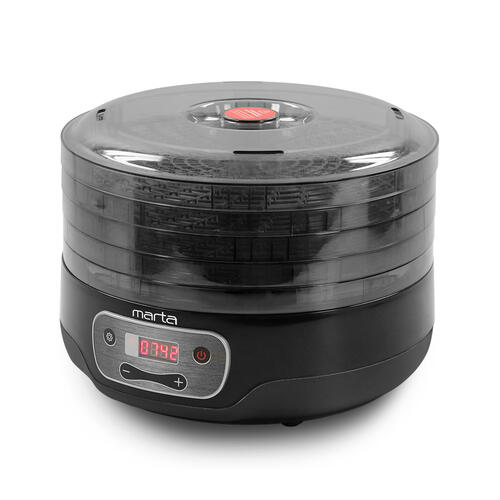 Купить Сушилка для овощей и фруктов MARTA MFD-504PS черный  9908456. Характеристики, отзывы и цены в Донецке