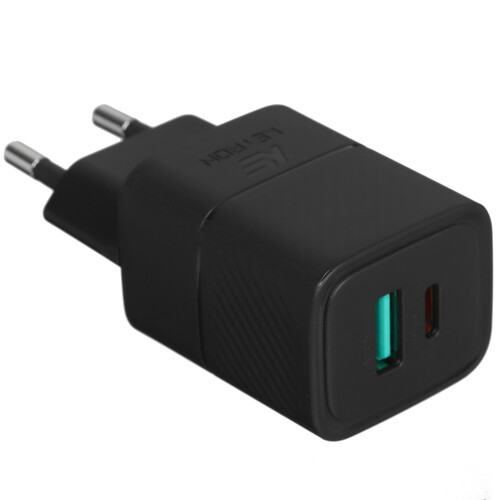 Купить Сетевое зарядное устройство KEYRON K35ACQCPDGaNB черный  9226654. Характеристики, отзывы и цены в Донецке
