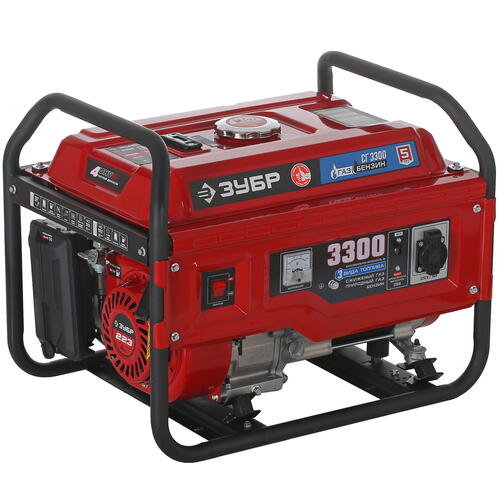 Купить Электрогенератор бензиново-газовый   Зубр СГ-3300  5307666. Характеристики, отзывы и цены в Донецке