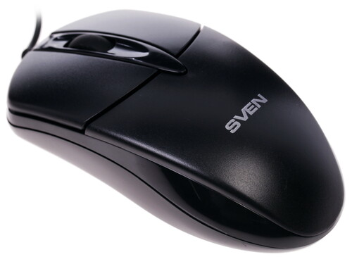 Купить Мышь проводная SVEN RX-112  черный  1040601. Характеристики, отзывы и цены в Донецке