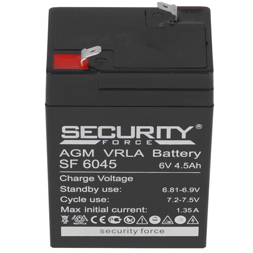 Купить Аккумуляторная батарея для ИБП SECURITY FORCE SF 6045  4896208. Характеристики, отзывы и цены в Донецке