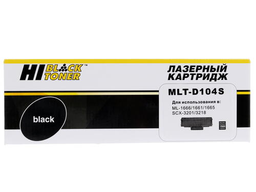 Купить Картридж лазерный Hi-Black MLT-D104S черный, с чипом  7939762. Характеристики, отзывы и цены в Донецке