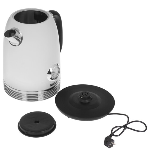 Купить Электрочайник Kitfort KT-6603 белый  9035406. Характеристики, отзывы и цены в Донецке