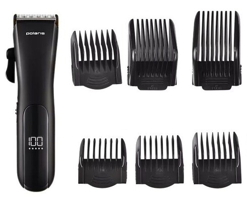 Купить Машинка для стрижки Polaris PHC 2500 черный  9190389. Характеристики, отзывы и цены в Донецке