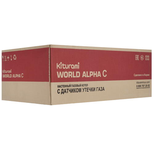 Купить Газовый котел KITURAMI World Alpha C-24 настенный  9961227. Характеристики, отзывы и цены в Донецке
