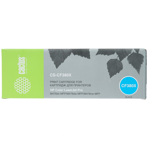 Купить Картридж лазерный Cactus CS-CF380X черный, с чипом  7939351. Характеристики, отзывы и цены в Донецке