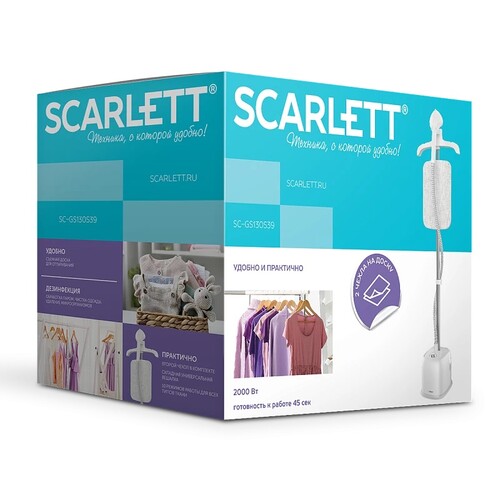 Купить Отпариватель Scarlett SC-GS130S39 белый  9207953. Характеристики, отзывы и цены в Донецке