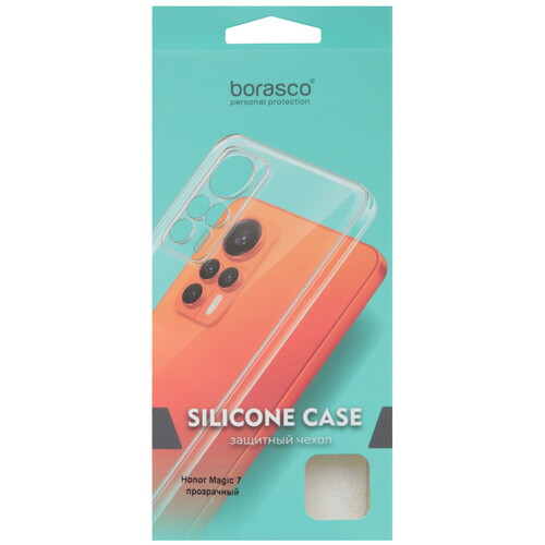 Купить Накладка  BoraSCO Silicone Case для HONOR Magic7 прозрачный  5618587. Характеристики, отзывы и цены в Донецке