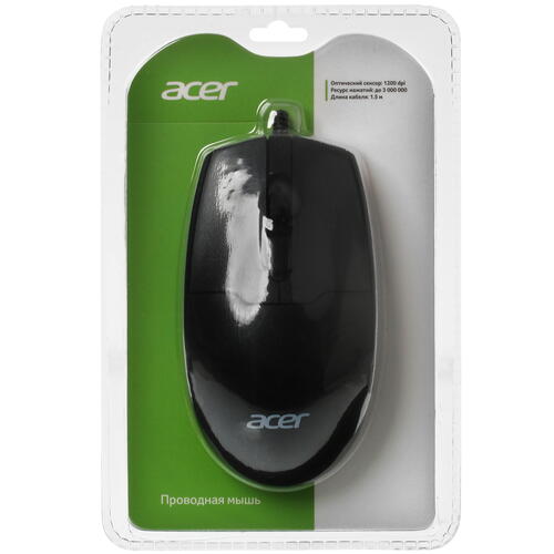Купить Мышь проводная Acer OMW126  5097294. Характеристики, отзывы и цены в Донецке