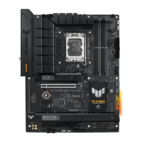 Купить Материнская плата ASUS TUF GAMING B760-PLUS WIFI  5400077. Характеристики, отзывы и цены в Донецке