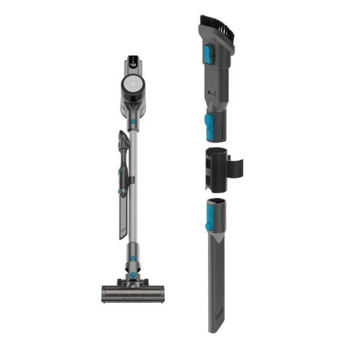 Купить Пылесос  вертикальный  TEQQO Powerstick BASIC  серый  9176120. Характеристики, отзывы и цены в Донецке