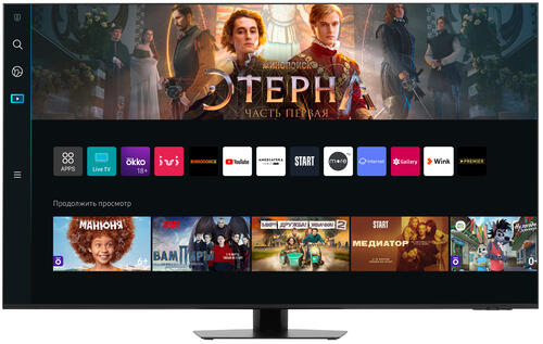 Купить 55" (138 см) LED-телевизор Samsung QE55QN85DBUXRU черный  5452909. Характеристики, отзывы и цены в Донецке