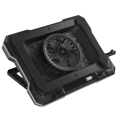 Купить Подставка для ноутбука Digma D-NCP190-1x100RGB черный  9300795. Характеристики, отзывы и цены в Донецке