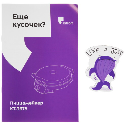 Купить Пицца-мейкер Kitfort КТ-3678 коричневый  9155347. Характеристики, отзывы и цены в Донецке