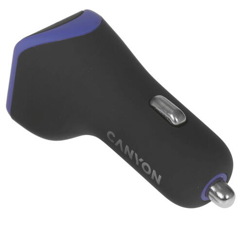Купить Автомобильное ЗУ Canyon С-08 фиолетовый  4872083. Характеристики, отзывы и цены в Донецке