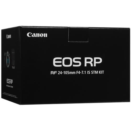 Купить Беззеркальный фотоаппарат Canon EOS RP Kit RF 24-105mm IS STM черный  5079423. Характеристики, отзывы и цены в Донецке
