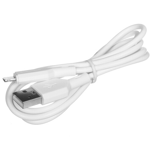 Купить Кабель круглый Borofone Lightning 8-pin - USB 2.0 Type-A белый 1 м  5475100. Характеристики, отзывы и цены в Донецке