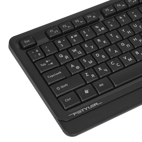 Купить Клавиатура+мышь беспроводная   A4Tech Fstyler FG1012 черный  4888895. Характеристики, отзывы и цены в Донецке
