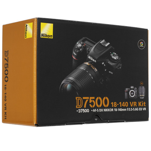 Купить Зеркальный фотоаппарат Nikon D7500 Kit 18-140mm VR черный  5065521. Характеристики, отзывы и цены в Донецке