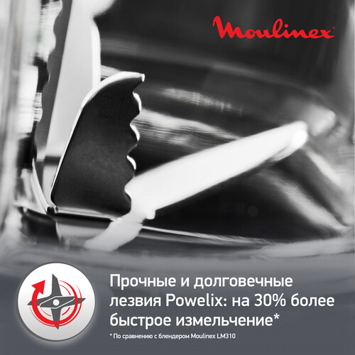 Купить Блендер стационарный Moulinex Blendforce 2 LM439D10 серебристый  5323262. Характеристики, отзывы и цены в Донецке