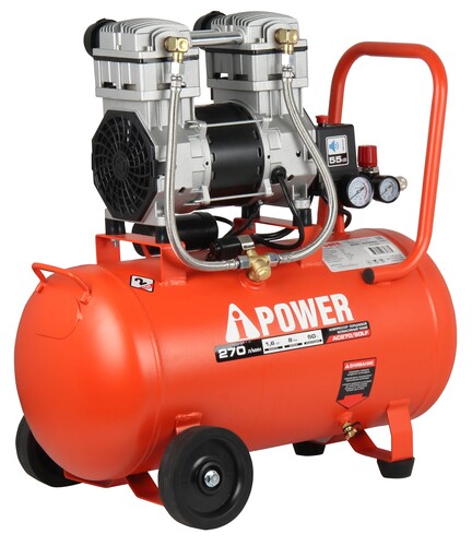 Купить Компрессор поршневой безмасляный A-iPower AC270/50LF  9191228. Характеристики, отзывы и цены в Донецке