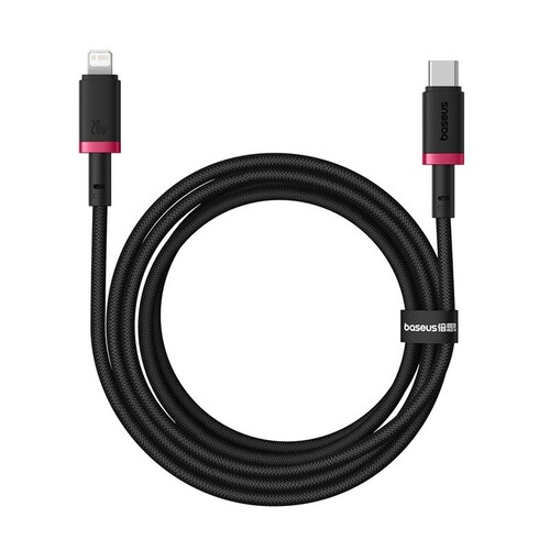 Купить Кабель круглый Baseus Lightning 8-pin - USB Type-C красный 2 м  5627542. Характеристики, отзывы и цены в Донецке