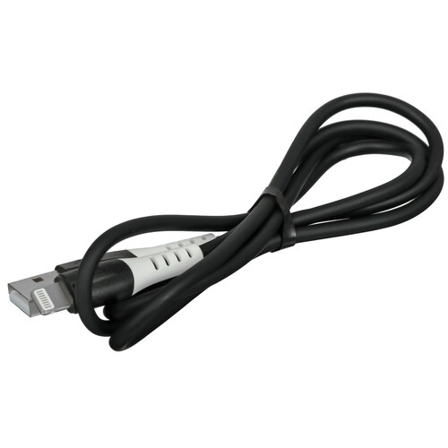 Купить Кабель круглый Hoco Lightning 8-pin - USB 2.0 Type-A черный 1 м  5475130. Характеристики, отзывы и цены в Донецке