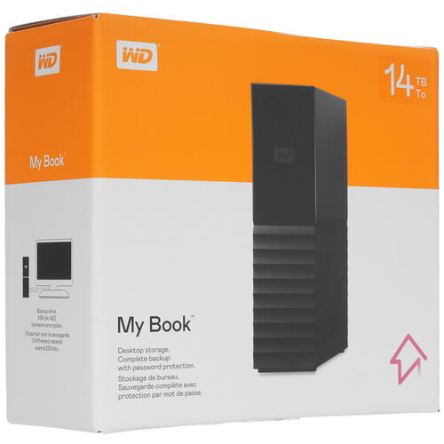 Купить 14 ТБ Внешний HDD WD My Book  5400235. Характеристики, отзывы и цены в Донецке