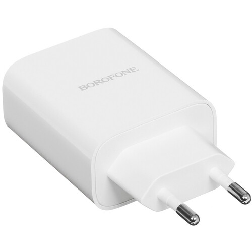 Купить Сетевое зарядное устройство Borofone BA79A белый  5474805. Характеристики, отзывы и цены в Донецке
